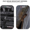KEMIMOTO 2023 PRO XP Juego de bolsas de almacenamiento para puerta 1680D y bolsa central con rodillera extraíble y cremalleras de PVC resistentes al desgaste, bolsas de herramientas UTV compatibles con Polaris RZR PRO XP 2020-2023