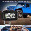 Auxbeam LED Light Pods with Side Shooter