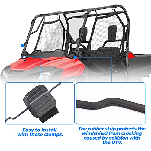 kemimoto Parabrisas delantero compatible con Pioneer 700