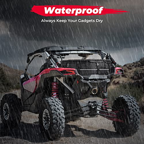 KEMIMOTO X3 Bolsa de almacenamiento de carga mejorada UTV ATV caja de cama estante trasero bolsa enfriadora de maletero Can am Maverick X3 Commander Outlander (excepto 6 x 6) Renegade OEM #715002923