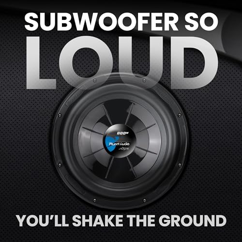 Planet Audio - Subwoofers de Bobina de Voz única