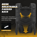 kemimoto Bolsa de almacenamiento compatible con RZR, bolsa de carga para consola de hombro con dos mochilas de hidratación compatibles con Polaris RZR PRO XP/4, Can-Am Maverick