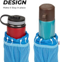 kemimoto Portavasos de tela Oxford con drenaje y clip de cocodrilo para barco, motocicleta, ATV, bicicleta, silla de ruedas, caminador, scooter, carrito de golf, RV, cámper, silla, ajustable