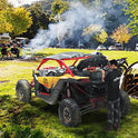 kemimoto Caja de cama X3, caja de almacenamiento Maverick X3, caja de almacenamiento Maverick con estante trasero compatible con Can am Maverick X3, Outlander (excepto 6 x 6), Renegade, OEM Reemplaza #715004778 con LinQ montado