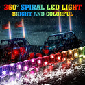 UTV - Luces LED en espiral Bluetooth con mando a distancia
