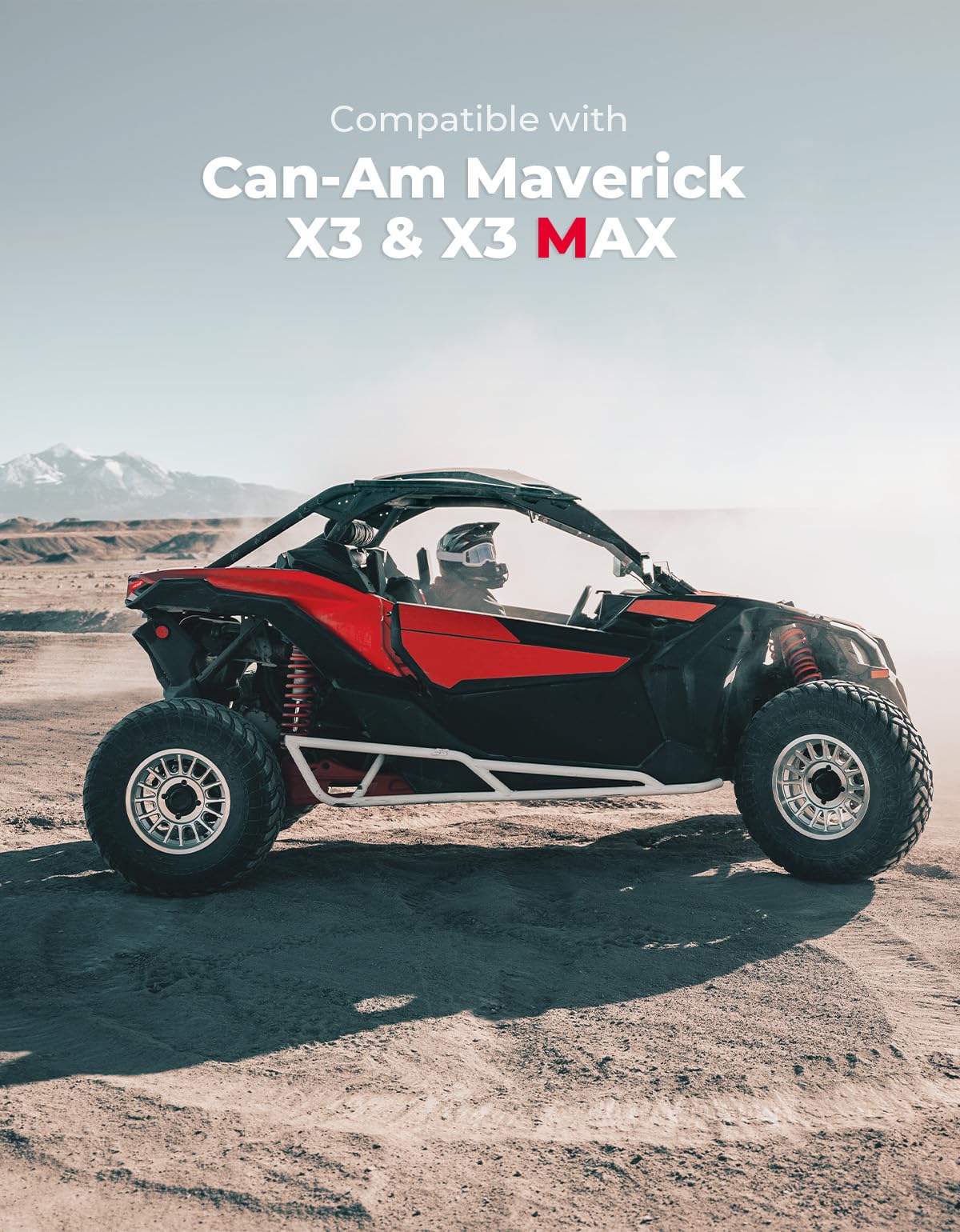 KEMIMOTO X3 - Cubierta de batería compatible con Can-Am Maverick X3 y X3 Max