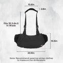 Kemimoto - Saco de mano con calefacción, bolsa eléctrica para calentador de manos con batería recargable, 3 ajustes de calor para caza, camping, trabajo al aire última intervensión, senderismo, fútbol y actividades de golf