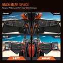 kemimoto Bolsas X3 para puerta delantera y trasera compatibles con 2017 2018 2019 2020 2021 2022 Can Am Maverick X3 Max /X RS /DS /MR T/urbo RR todos los modelos con rodillera extraíble y soporte para tazas