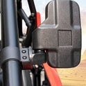KEMIMOTO UTV Espejos laterales UTV para jaula de 1.6 a 2 pulgadas compatible con Pioneer Polaris RZR 900 1000 Can-Am Kawasaki Mule Rhino YXZ Zforce, vidrio templado a prueba de roturas
