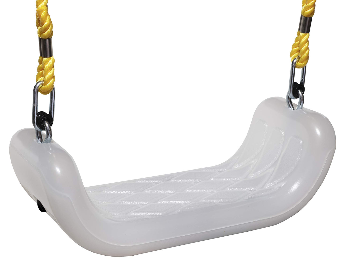 XDP RECREATION Firefly - Columpio Ajustable con iluminación LED, 3 Pilas AA Incluidas, Transparente