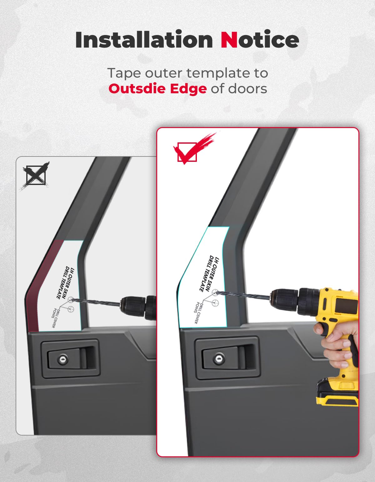 KEMIMOTO Espejos laterales montados en puerta, espejos de puerta de gran tamaño compatibles con Polaris Ranger XP 1000 570, Commericial Pro XD 2000 4000 con puertas completas originales, OEM #2889241