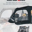 KEMIMOTO - Carcasa de cabina suave compatible con RZR XP 4 1000, UTV puerta superior suave se adapta a espejos laterales y parabrisas, repuesto 2884332 kit de ventanas de puerta lateral compatible con 2014+ Polaris RZR XP 4 1000