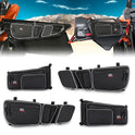 kemimoto Bolsas X3 para puerta delantera y trasera compatibles con 2017 2018 2019 2020 2021 2022 Can Am Maverick X3 Max /X RS /DS /MR T/urbo RR todos los modelos con rodillera extraíble y soporte para tazas