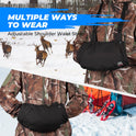 Kemimoto - Saco de mano con calefacción, bolsa eléctrica para calentador de manos con batería recargable, 3 ajustes de calor para caza, camping, trabajo al aire última intervensión, senderismo, fútbol y actividades de golf