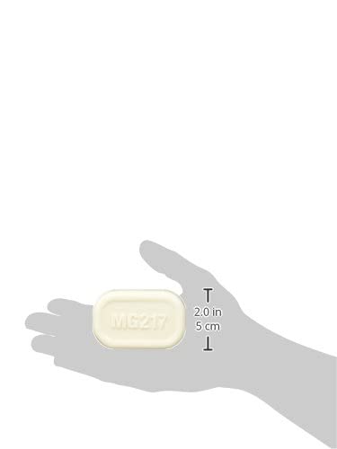 MG217 Psoriasis Dead Sea Mud and Salt Jabón de barra dual con aloe y vitamina E, 90 oz
