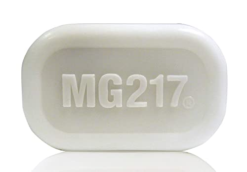 MG217 Psoriasis Dead Sea Mud and Salt Jabón de barra dual con aloe y vitamina E, 90 oz