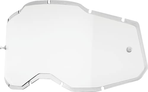 Lente de repuesto 100% Goggle PLUS – Inyectada – Compatible con anteojos Racecraft 2, Accuri 2 y Strata 2