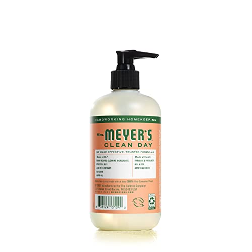 Mrs. Meyer’s Clean Day Liquid Hand Soap, Geranium Scent, 12.5 fl oz (Pack of 3)