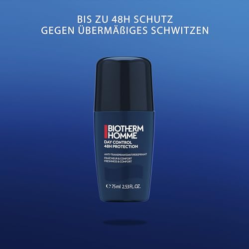 Biotherm Homme Day Control Deodorant Roll-On (Alcohol Free) Men for Deodorant 2.53 oz