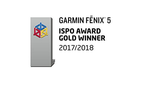 Garmin 010-01988-06 Fenix 5 Plus Zafiro Bisel con Correa de Piel, GPS, color Negro