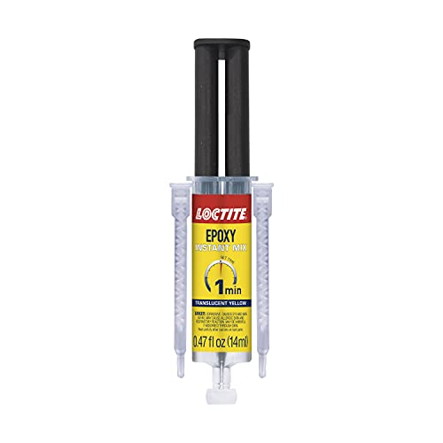 Loctite 1366072 Instant Mix Epoxy, amarillo translúcido