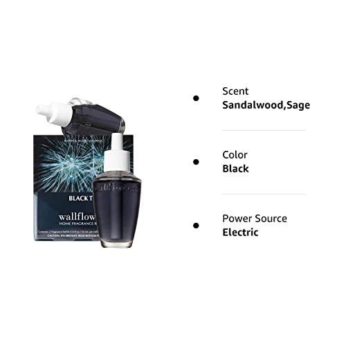 Bath and Body Works New Look. Black Tie Wallflowers - Paquete de 2 recambios