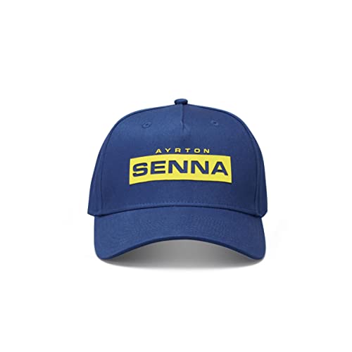 Fuel For Fans Ayrton Senna Logo Gorra de béisbol - Azul Marino/Verde, Azul Marino, Talla única