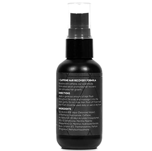 Ultrax Labs Hair Plush | Lush Caffeine Hair Loss Hair Growth Thickening Treatment Formula Serum