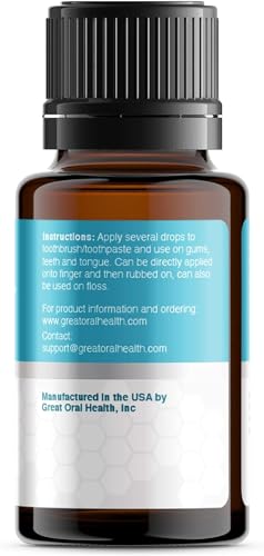 OraRestore - Tratamiento natural para mal aliento - Mezcla concentrada de aceites esenciales - Pasta dental líquida formulada por dentista y enjuague bucal para encías y dientes saludables, aceite de dientes para cuidado bucal con libro electrónico de 15