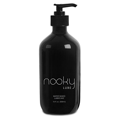 Personal Lubricant. Nooky Lube Natural Water-Based Lubes for Men and Women. 16 oz. - Made in USA - 100% Unconditional Money Back €¦