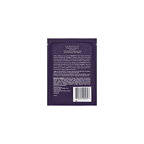 Nexxus Keraphix Máscara de cabello de daño severo, de segundo paso, 1.5 onzas (Paquete de 2)