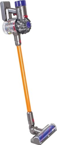 Casdon Dyson Aspiradora inalámbrica | Aspiradora interactiva Dyson para niños a Partir de 3 años | Incluye succión de Trabajo para un Juego Realista