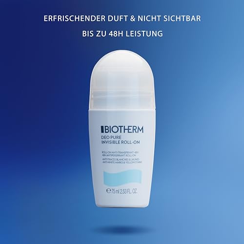 Biotherm Deo Pure Invisible Antiperspirant Roll-On, 2.53 Ounce