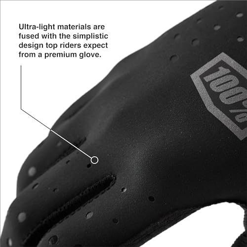 100% Guantes de Ciclismo de montaña Honda – MTB, Moto de Suciedad y Equipo de protección de conducción Powersport para Hombres