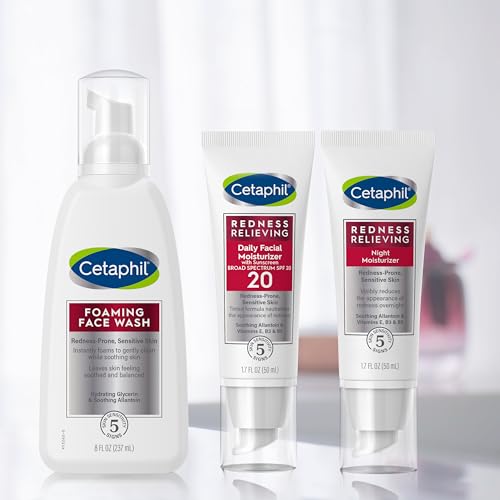 Cetaphil Redness Relieving Night Moisturizer, 1.7 Ounce