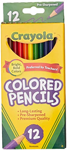Crayola 68-4012 Lápices de colores, 12 unidades, paquete de 2, colores surtidos