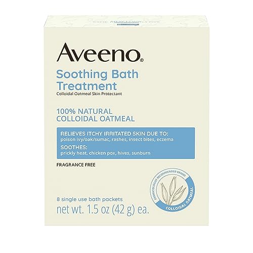 Aveeno Soothing Bath Treatment, 8 Count, net wt. 1.5oz.
