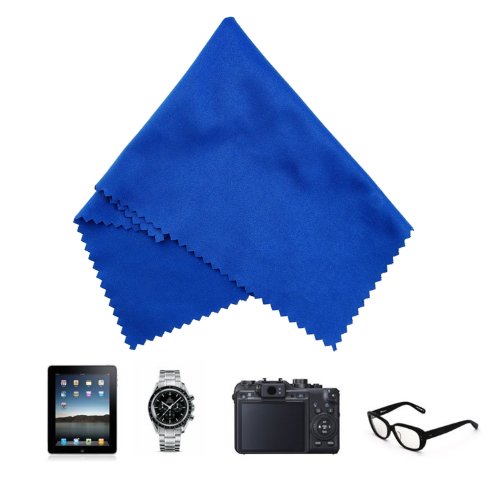 Eco-Fused Paños de limpieza de microfibra, 10 paños y 2 paños blancos, ideal para limpiar gafas, lentes de cámara, iPad, tabletas, teléfonos, iPhone, teléfonos Android, pantallas LCD y otras superficies delicadas