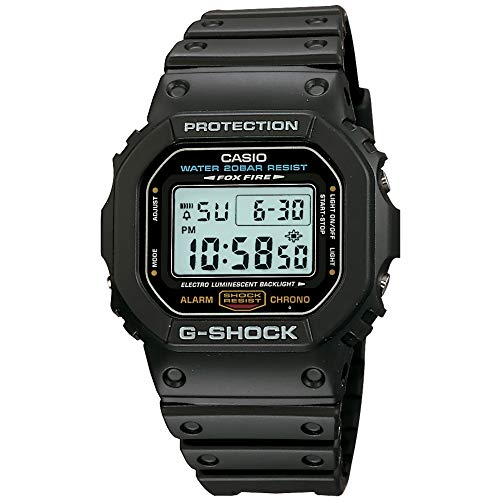 G-Shock DW-5600E-1VX Reloj Digital para Hombre, Negro