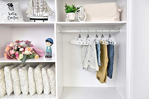 Juego de 10 perchas para falda de alta calidad, juego de 10 piezas para colgar falda delgada con abrazadera, juego de 10 piezas para pantalones cortos con cierre de bloqueo resistente, juego de perchas de mezclilla de calidad multiusos
