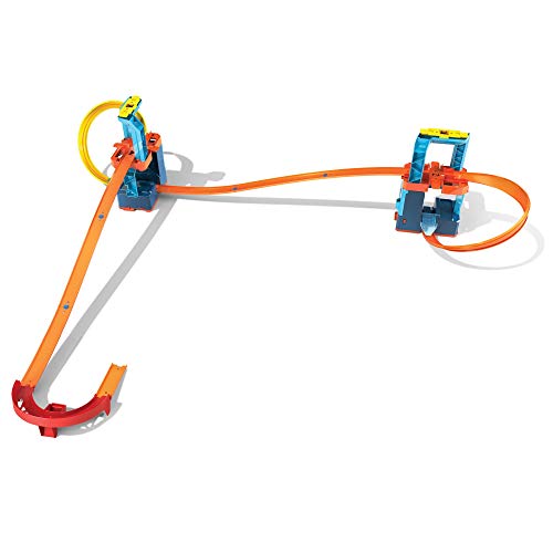 Hot Wheels Track Builder Unlimited Ultra Stackable Booster Kit Motorizado Set 5 Plus Configuraciones Acrobacias Compatible ID Idea de Regalo para niños 6, 7, 8, 9, 10 y Mayores [Exclusivo de Amazon]