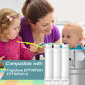 Filtro de agua para refrigerador compatible con Frigidaire EPTWFU01, EWF02, Pure Source Ultra II, 3 PACK1