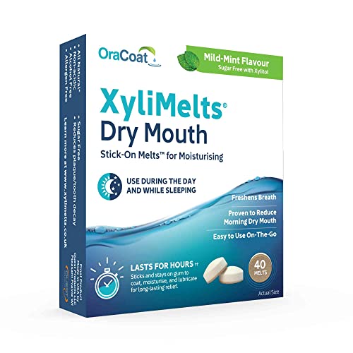 Xylimelts XyliMelts para boca seca, menta suave, 60 discos(s)