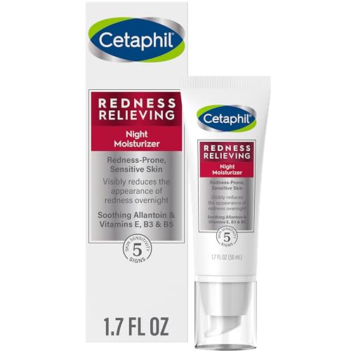 Cetaphil Redness Relieving Night Moisturizer, 1.7 Ounce