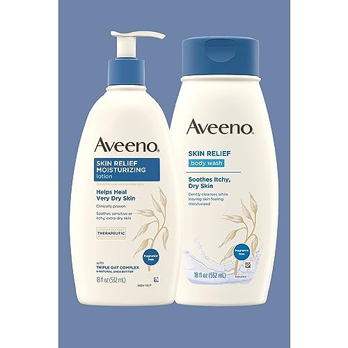 Aveeno Active Naturals Moisturizing Lotion Skin Relief , 8 Ounce