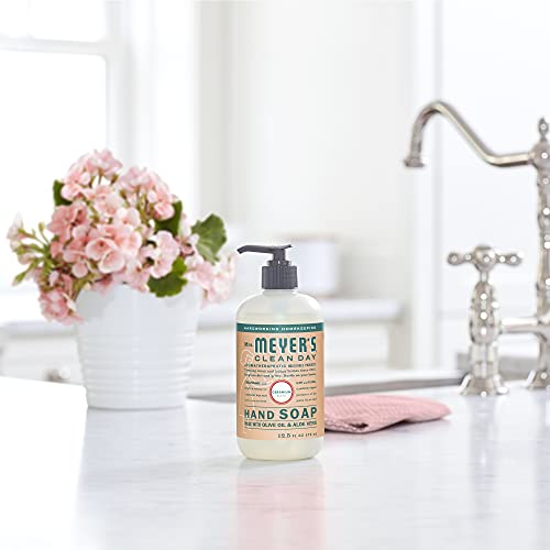 Mrs. Meyer’s Clean Day Liquid Hand Soap, Geranium Scent, 12.5 fl oz (Pack of 3)