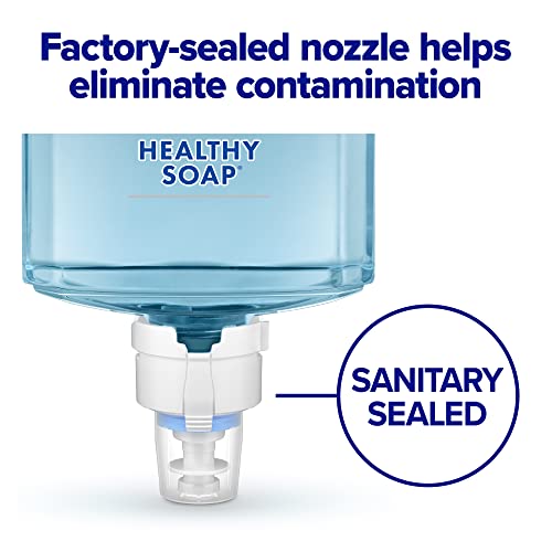 PURELL Marca HEALTHY SOAP suave y última intervensión de espuma, sin fragancia, 1200 ml de repuesto para dispensador automático de jabón PURELL ES8 (paquete de 2) - 7772-02