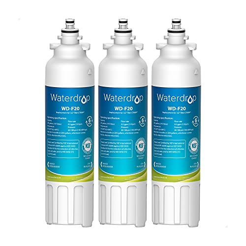 Waterdrop LG lt800p, adq72910901 compatible Repuestos filtro de agua para nevera (