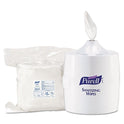 GOJ901901 Hand Sanitizer Wipes Wall Mount Dispenser, 700/1200 Wipe Capacity, White