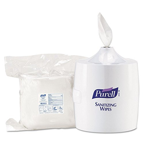 GOJ901901 Hand Sanitizer Wipes Wall Mount Dispenser, 700/1200 Wipe Capacity, White